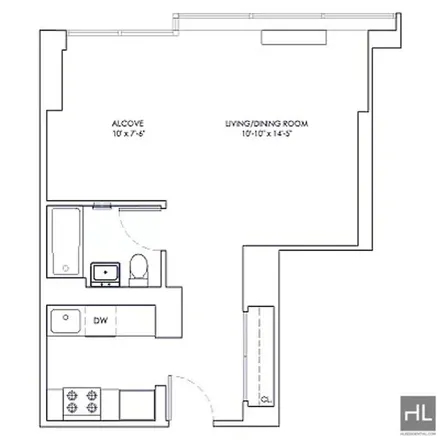Rent this 1 bed apartment on Moynihan Train Hall in West 31st Street, New York