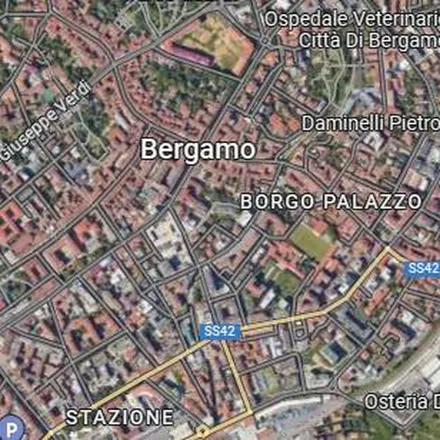 Rent this 1 bed apartment on Via del Guerino 5b in 24123 Bergamo BG, Italy