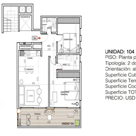 Buy this studio apartment on Montevideo in 20002 Manantiales, Uruguay