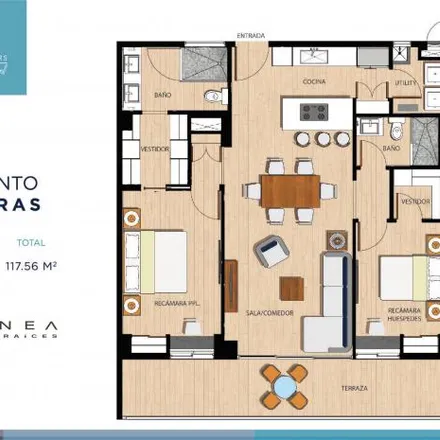 Buy this 2 bed apartment on Little Caesars in Avenida del Servidor Público, La Casita