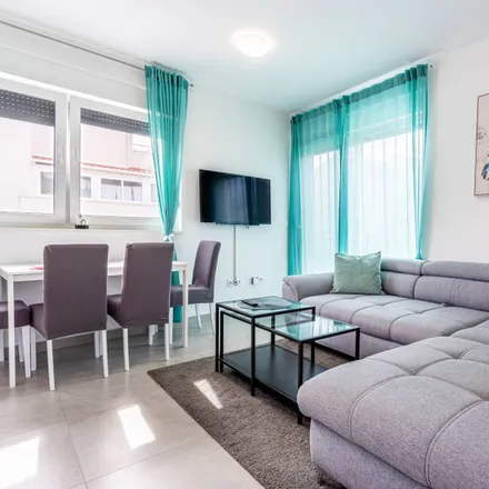 Rent this 1 bed apartment on Ulica don Kažimira Sinovčića in 21214 Grad Kaštela, Croatia