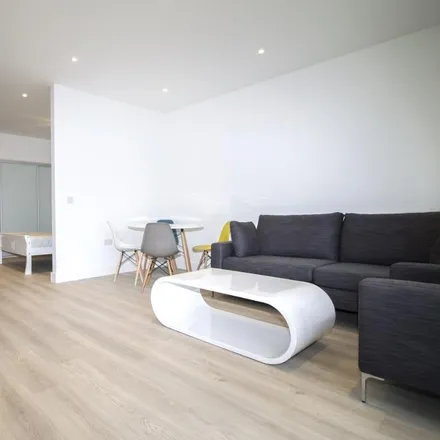 Rent this studio apartment on Cardamom Court in Blair Street, London