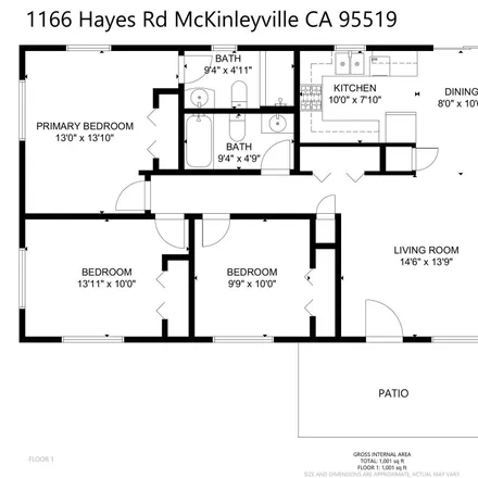 Image 5 - 1166 Hayes Road, Fisher, McKinleyville, CA 95519, USA - House for sale