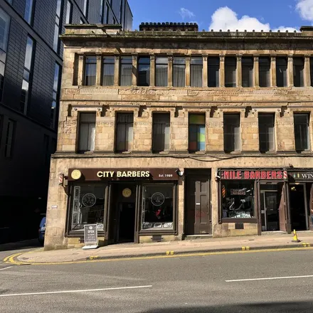 Rent this 1 bed apartment on Nile Barbers in Bath Lane, Glasgow