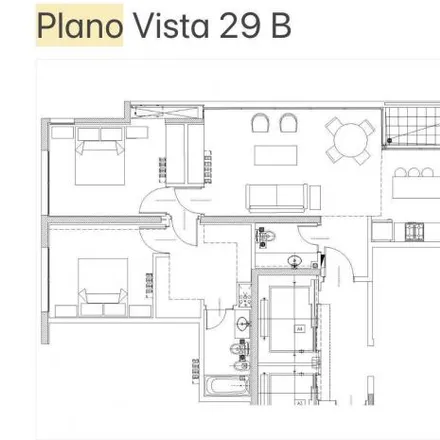 Rent this 2 bed apartment on Avenida Santa Fe 3762 in Palermo, C1425 BGZ Buenos Aires