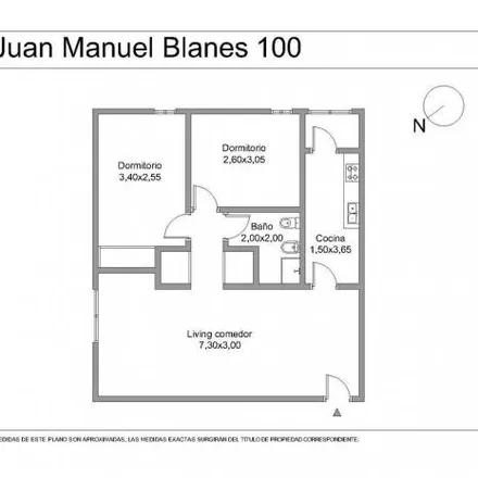 Buy this 2 bed apartment on Juan Manuel Blanes 181 in La Boca, C1158 ACH Buenos Aires