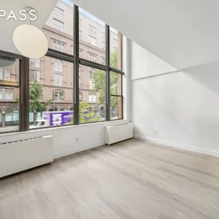 Rent this 1 bed apartment on Cornerstone First Ukrainian Assembly of God in 59 Cooper Square, New York