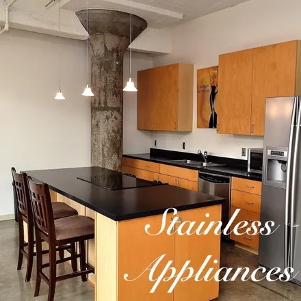 Rent this 1 bed loft on The Leather Trades building in 1600 Locust Street, Saint Louis