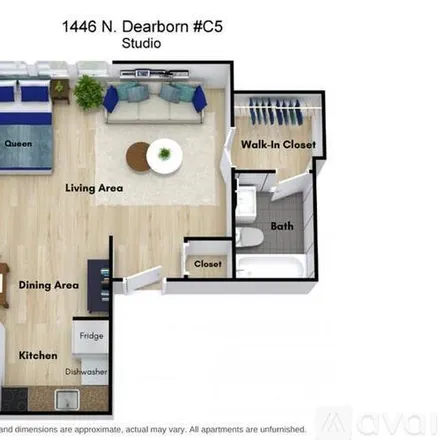 Image 2 - 1446 N Dearborn St, Unit cl#C5 - Apartment for rent