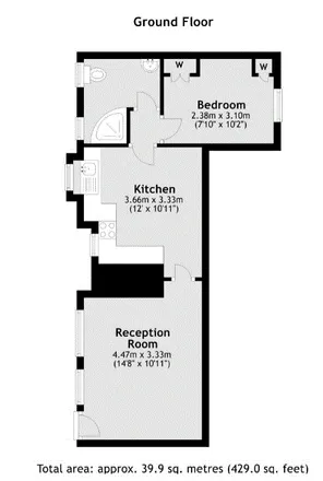 Image 9 - Burlington Court, Spencer Road, Strand-on-the-Green, London, W4 3SL, United Kingdom - Apartment for rent