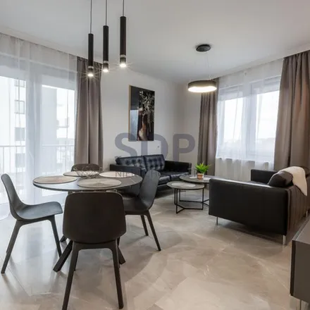 Rent this 4 bed apartment on Konstantego Ildefonsa Gałczyńskiego 17 in 52-214 Wrocław, Poland