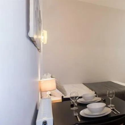 Rent this studio apartment on Derry and Toms Building in Kensington Church Walk, London