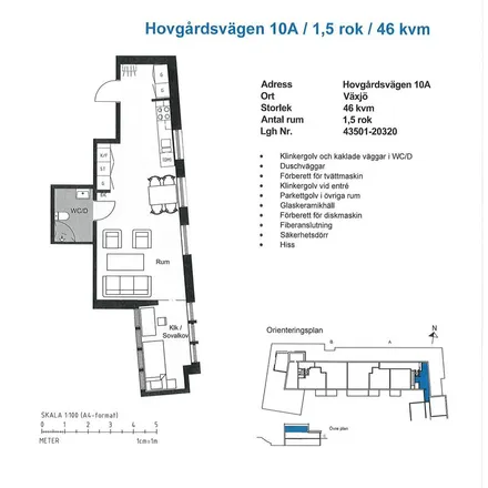 Rent this 1 bed apartment on Hovgårdsfåren in D 907, Strängnäs kommun