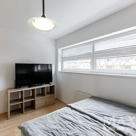 Rent this 1 bed apartment on Ungarova 677/4 in 108 00 Prague, Czechia