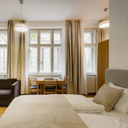Rent this 1 bed apartment on Charvátova 1988/3 in 110 00 Prague, Czechia