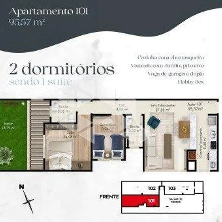 Buy this 2 bed apartment on Rua Vereador Batista Pereira in Balneário, Florianópolis - SC