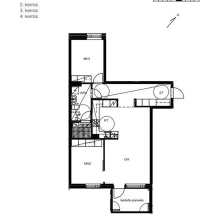 Rent this 3 bed apartment on Temperankatu 2 in 00430 Helsinki, Finland