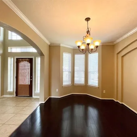 Rent this 4 bed apartment on 19998 Kendall Lake Court in Fort Bend County, TX 77407
