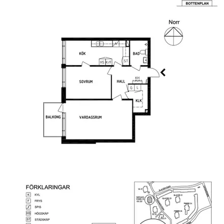 Rent this 2 bed apartment on Sicksackvägen 25 in 806 32 Gävle, Sweden