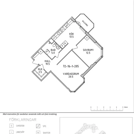Rent this 2 bed apartment on Skvadronsbacken in 174 58 Sundbybergs kommun, Sweden