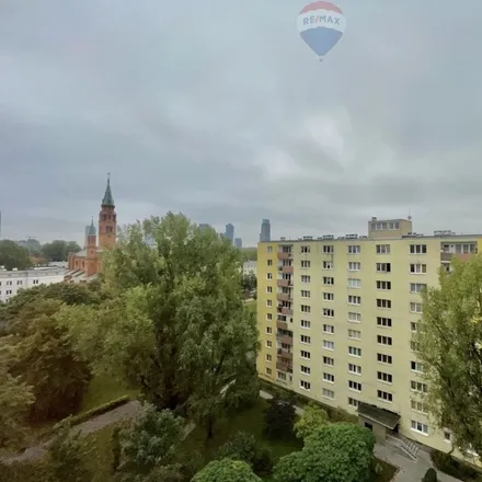 Rent this 1 bed apartment on Aleja Prymasa Tysiąclecia 58 in 01-424 Warsaw, Poland