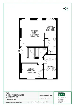 Image 6 - Cedar House, 39 Nottingham Place, London, W1U 5EW, United Kingdom - Apartment for rent