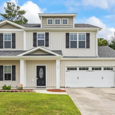 Rent this 4 bed house on 305 Jasmine Lane in White Oak Estates, Onslow County