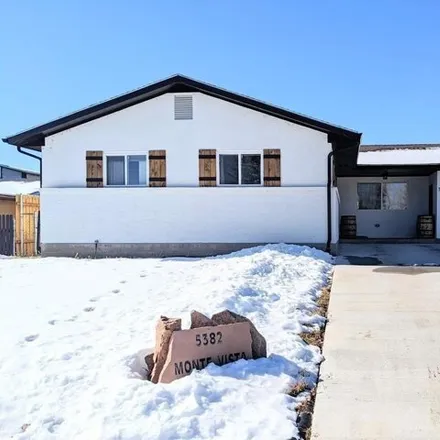 Buy this 3 bed house on 5390 Monte Vista Drive in Pueblo County, CO 81004