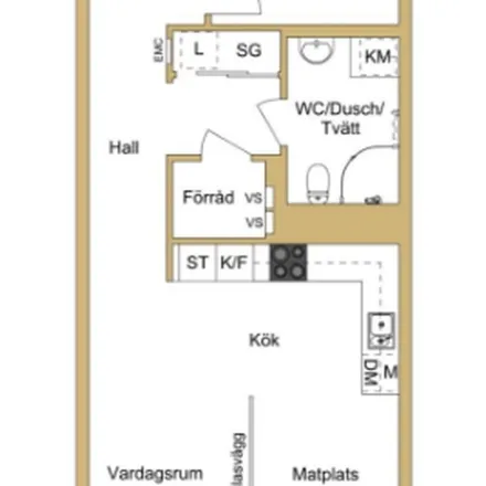 Rent this 2 bed apartment on Ebbe Lieberathsgatan in 412 65 Gothenburg, Sweden