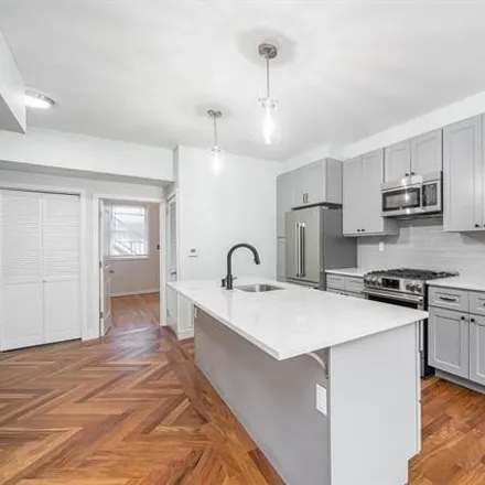 Rent this 3 bed house on Rose of Sharon Holy Church in 418 Monroe Street, Hoboken