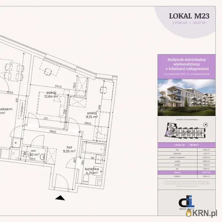 Buy this 3 bed apartment on Dominikanów 31 in 31-410 Krakow, Poland