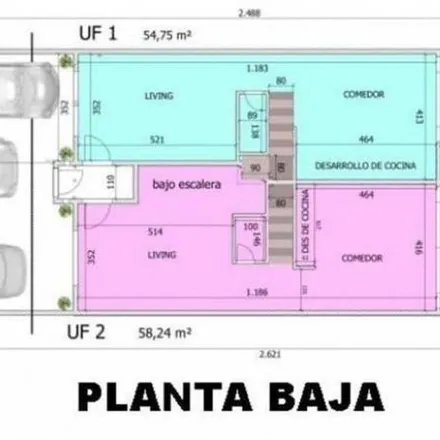 Buy this 2 bed apartment on Buchardo 1399 in Partido de La Matanza, B1704 FLD Ramos Mejía