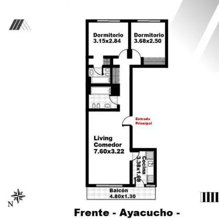 Buy this studio apartment on Ayacucho 1341 in Recoleta, 1113 Buenos Aires