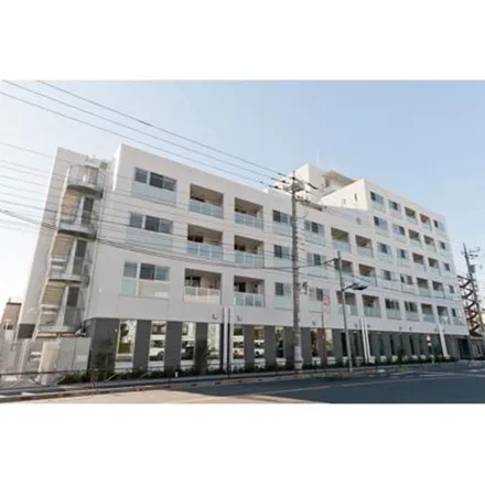 Rent this 3 bed apartment on 森尾電機 in Aoto Sun Road Shopping Street, Tateishi 7-chome