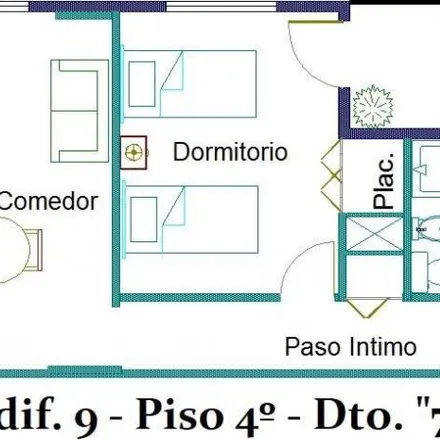 Buy this 2 bed apartment on Cafferata in Barrio Sarmiento, 1772 Villa Celina