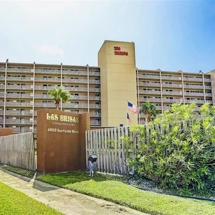 Rent this 2 bed condo on Las Brisas Condominiums in 4000 Surfside Boulevard, Corpus Christi
