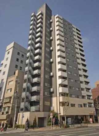 Rent this 1 bed apartment on Hatchobori in Kajibashi-dori Avenue, Hatchobori 4-chome