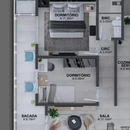 Buy this 2 bed apartment on Rua Hidalgo Araújo in Jardim Cidade de Florianópolis, São José - SC