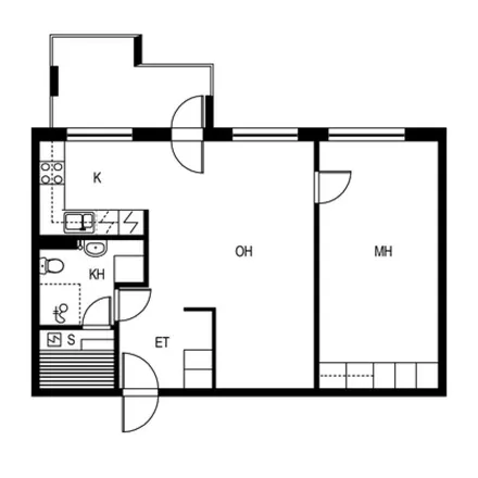 Rent this 2 bed apartment on Helmikuja 1 in Helmikuja, 01604 Vantaa