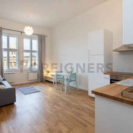 Rent this 1 bed apartment on Petschek Palace in Politických vězňů, 116 47 Prague
