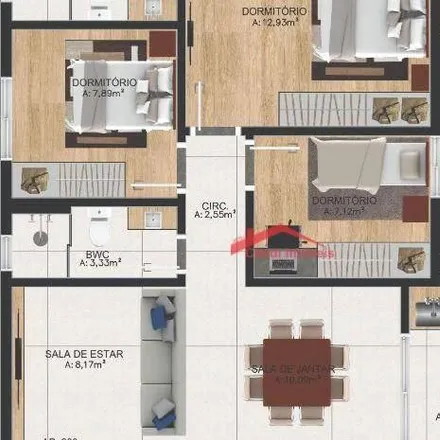 Buy this 3 bed apartment on Rua Joaçaba 140 in Saguaçu, Joinville - SC