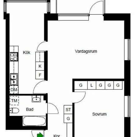 Rent this 1 bed apartment on Enspännargatan 50 in 165 57 Stockholm, Sweden