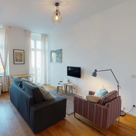 Rent this studio apartment on Petersburger Straße 45 in 10249 Berlin, Germany