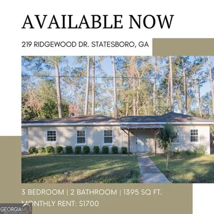 Rent this 3 bed house on 219 Ridgewood Dr in Statesboro, Georgia