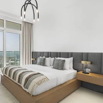 Rent this 3 bed apartment on Emaar Beachfront in Dubai, United Arab Emirates