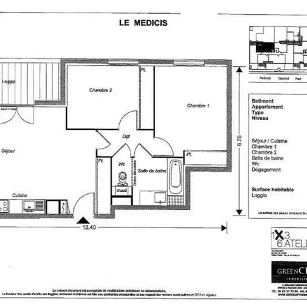 Rent this 3 bed apartment on 7 Place Jean Mermoz in 93370 Montfermeil, France