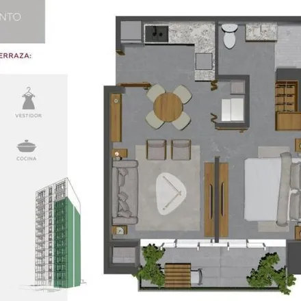 Buy this 1 bed apartment on Calle Ottawa in Becerra, 44648 Guadalajara