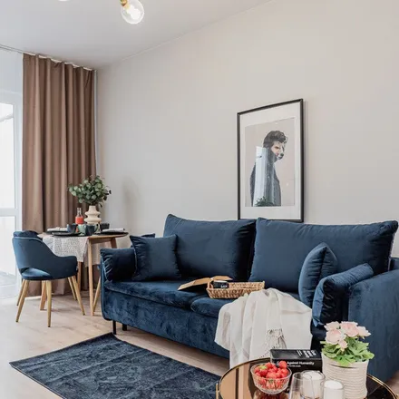 Rent this 1 bed apartment on Rondo Romana Dmowskiego in 00-510 Warsaw, Poland