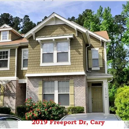 Rent this 2 bed townhouse on 2019 Freeport Drive in Cary, NC 27519