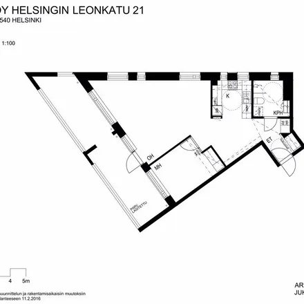 Rent this 2 bed apartment on Leonkatu 21 in 00540 Helsinki, Finland